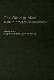 Cover of The child in mind by Judy Barker