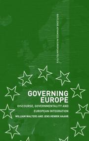 Cover of Governing Europe by Walters, William