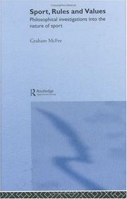 Cover of Sport, Rules and Values by Graham Mcfee