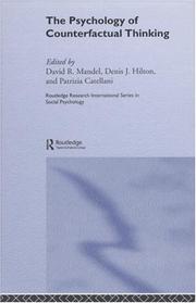 Front cover of The psychology of counterfactual thinking by David R. Mandel