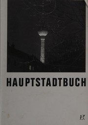 Cover of Hauptstadtbuch by Werner Labisch