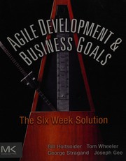 Front cover of Agile development & business goals by Bill Holtsnider