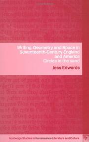 Front cover of Writing, geometry, and space in seventeenth-century England and America by Jess Edwards