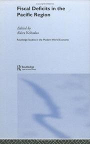 Front cover of Fiscal deficit in the Pacific region by Akira Kohsaka