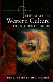 Cover of The Bible in Western culture by Dee Dyas