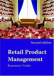 Cover of Retail product management by Rosemary Varley
