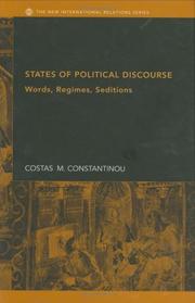 Front cover of States of political discourse by Costas M. Constantinou