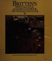Front cover of The Antique Collectors' Club edition of Old clocks and watches & their makers by Frederick James Britten
