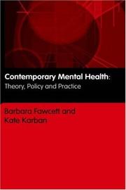 Front cover of Contemporary mental health by Fawcett, Barbara Ph. D