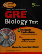 Front cover of The best test preparation for the GRE biology test by Research and Education Association