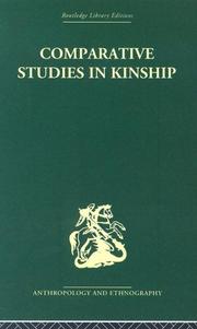 Cover of Comparative Studies in Kinship by Jack Goody