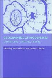 Front cover of Geographies of modernism by Peter Brooker