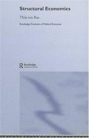 Cover of Structural Economics by Thijs ten Raa
