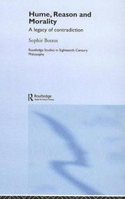 Cover of Hume, reason and morality by Sophie Botros
