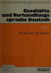 Front cover of Geschafts- und Verhandlungssprache Deutsch by H. W. Wolff