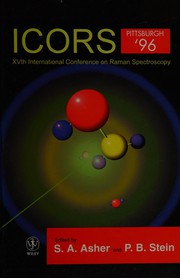Front cover of Fifteenth International Conference on Raman Spectroscopy by International Conference on Raman Spectroscopy (15th 1996 Pittsburgh, Pa.)