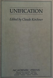Cover of Unification by Claude Kirchner