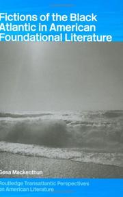 Front cover of Fictions of the Black Atlantic in American foundational literature by Gesa Mackenthun