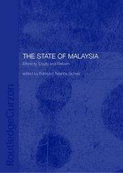 Front cover of The State of Malaysia by Edmund Terence Gomez