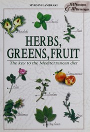 Front cover of Herbs, greens, fruit by Myrsini Lambraki