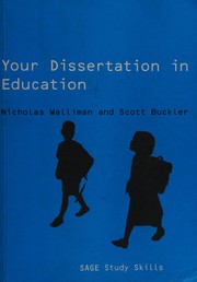 Cover of Your dissertation in education by Nicholas Walliman