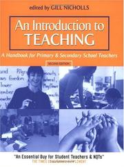Cover of Learning to Teach by Gill Nicholls