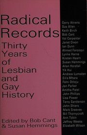 Cover of Radical records by Bob Cant