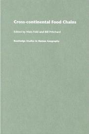 Front cover of CROSS-CONTINENTAL FOOD CHAINS; ED. BY NIELS FOLD by Niels Fold