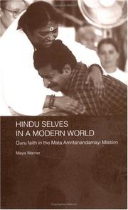 Front cover of Hindu selves in a modern world by Maya Warrier