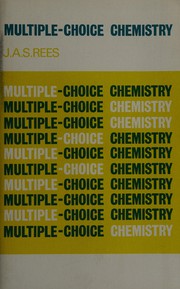 Cover of Multiple-choice chemistry by John Anthony Stewart Rees