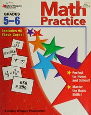 Cover of Math Practice, Grades 5 - 6 by Carson-Dellosa Publishing Staff
