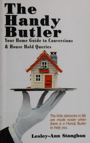 Front cover of The handy butler by Lesley-Ann Stanghon