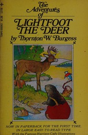 Cover of The Adventures of Lightfoot the Deer by Thornton W. Burgess