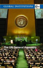 Cover of The U.N. General Assembly by Peterson, M. J.
