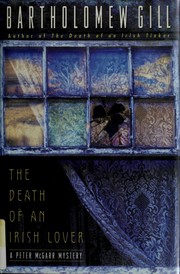 Front cover of The death of an Irish lover by Bartholomew Gill