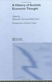 Front cover of The history of Scottish economic thought by Alexander Dow