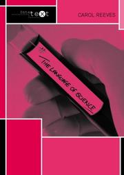 Front cover of The language of science by Carol Reeves