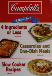 Cover of Campbell's 3 books in 1 by Campbell Soup Company