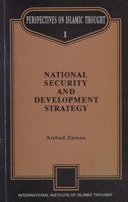 Cover of National security and development strategy by Arshad Zaman