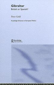 Cover of Gibraltar by Peter Gold