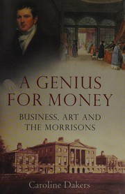 Front cover of A genius for money by Caroline Dakers