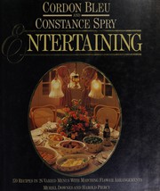 Front cover of Cordon Bleu & Constance Spry Entertaining by Muriel and Harold Piercy Downes