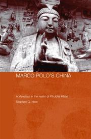 Cover of Marco Polo's China by Stephen G. Haw