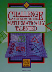 Cover of Challenge, a Program for the Mathematically Talented. Volume 2 by Vincent Haag