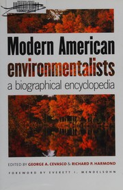 Cover of Modern American environmentalists by G. A. Cevasco