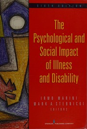 Front cover of The psychological and social impact of illness and disability by Irmo Marini