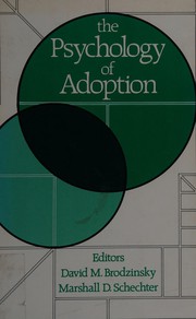 Front cover of The psychology of adoption by David Brodzinsky