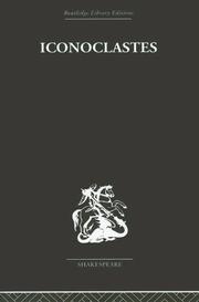 Front cover of Iconoclastes  or the Future of Shakespeare by Hubert Griffith
