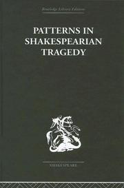 Front cover of Patterns of Shakespearian Tragedy by Irving Ribner