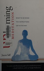 Cover of Unlearning meditation by Jason Siff